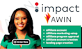 setup and create your awin affiliate account or impact radius account