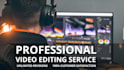 do professional video editing and post production