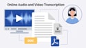 transcribe and analyze audio and video files using python