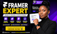 design and develop framer websites, landing pages, figma to framer