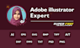 provide adobe illustrator work in ai, eps, bmp, tiff, dwg, ait and PDF
