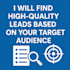 find high quality leads based on your target audience