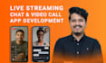 do mobile app development for chat app, live streaming app, video calling app