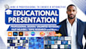 provide an improve powerpoint presentation design, for your educational slides