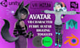 3d vrchat avatar vr character furry avatar nsfw avatar model vrc avatar oc model