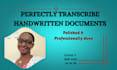 transcribe handwritten documents into editable text