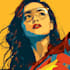make custom superhero pop art portrait