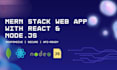 build a custom mern stack web app using react and nodejs