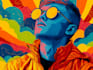 draw a professional pop art portrait