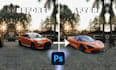 photoshop you in front of your favourite supercar