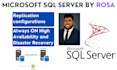 set up sql server replication and high availability cluster