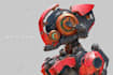 draw high quality robot, mecha concepts