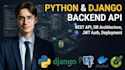 build custom python django backend api