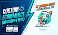 design a professional ecommerce website or online store superfast speed