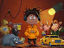 draw amazing cartoon character and scene
