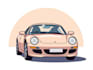 draw your car into vector cartoon portrait