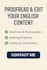 professionally proofread and edit your content