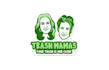 make trash mamas cartoon logo design
