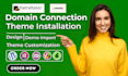 connect domain and install wordpress themes from themeforest or envato elements
