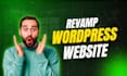 revamp wordpress website for a modern design