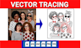 convert image to vector, redraw logo, vector tracing professionally