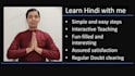 do hindi teaching to students from 5 to 75 year age group