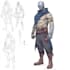 create scifi, fantasy, superhero character design