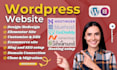 be your wordpress website designer and elementor pro landing page expert