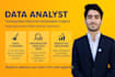 do data analysis using python and power bi