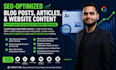 write ai free content SEO and nlp articles, website content and blogs