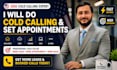 do USA cold calls and set appointments professionally