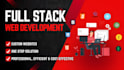 be your full stack web developer in javascript, react, node, mongodb, HTML, CSS