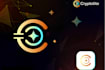 do best startup tech, crypto, cyber security, technology and app logo