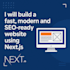 build a fast, modern and SEO ready website using nextjs