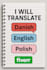 translate and proofread danish to english or english to danish