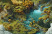 illustrate medieval fantasy and sci fi maps