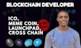 create meme coin, ico page, presale, launchpad, pumpfun and cross chain bridge