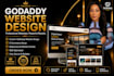 develop godaddy website design godaddy website redesign godaddy design