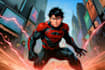 design a unique superhero cartoon comic character