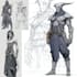 create scifi, fantasy, superhero character design
