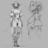 create an original fantasy character sketch