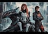 draw a fantasy, sci fi, character with hyperrealistic style