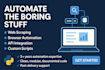 do python web scraping, automation bots, and API integration