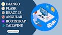 develop and design full stack django web applications