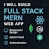 be your full stack web developer and website programmer