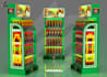 do photorealistic 3d product display, retail and gondola