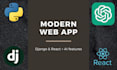 create web application using django and reactjs