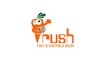 design luxurious cleaning vegetables fruits logo