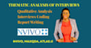 do thematic, interview, and qualitative research analysis with nvivo, maxqda