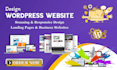 build a modern wordpress website with responsive design
